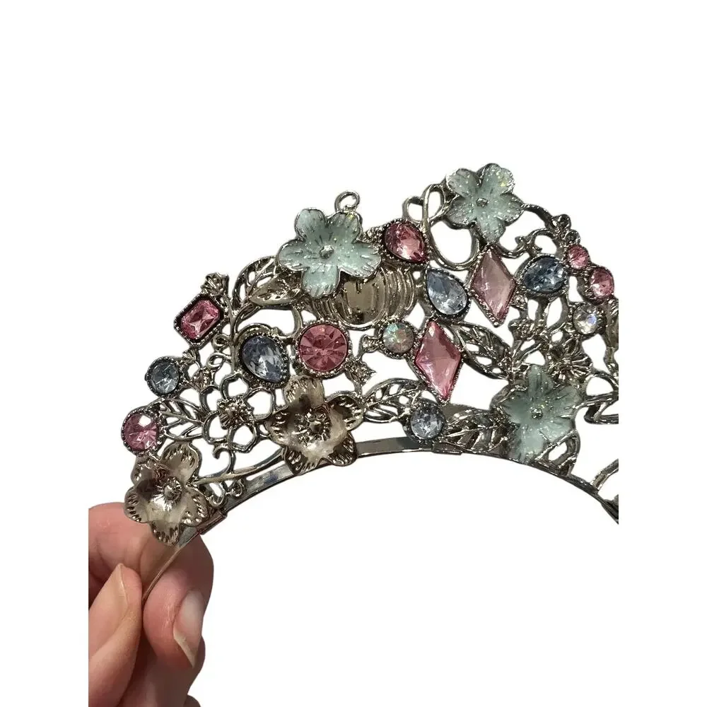Disney Cinderella Costume Dress Size 5 / 6 Includes headband Tiara\